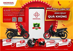 Honda Việt Nam triển khai chương trình kích hoạt bảo hành điện tử cho xe máy trên ứng dụng My Honda+