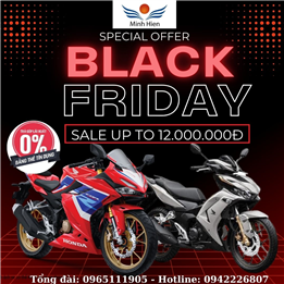 🎉 BLACK FRIDAY SIÊU SALE – MUA XE HONDA GIẢM GIÁ KHỦNG! 🎉