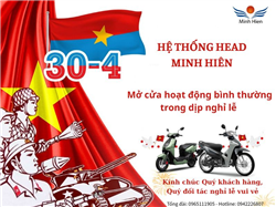 🇻🇳 THÔNG BÁO LÀM VIỆC XUYÊN LỄ 30/4 & 1/5 🇻🇳