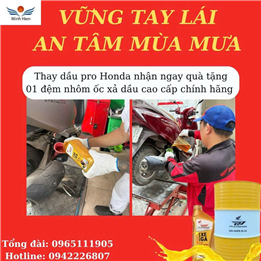 ☔ MÙA MƯA ĐẾN – ĐỪNG ĐỂ XE BẠN MỎI MỆT!