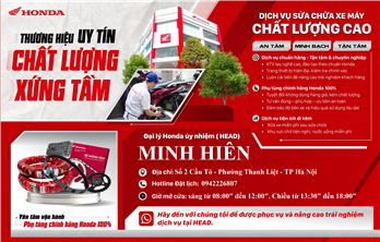 HEAD Honda Minh Hiên – Thương hiệu uy tín, dịch vụ chất lượng xứng tầm