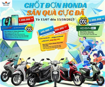 🎯 MUA XE GÌ – CŨNG CÓ QUÀ ĐỈNH TAY TẠI HONDA MINH HIÊN!