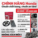 🔧 Bộ nhông xích chính hãng Honda – Chuẩn chất lượng, chuẩn an tâm!