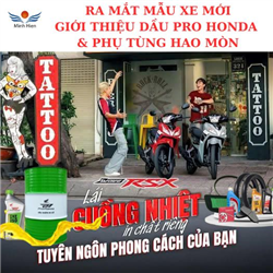 🚀 RA MẮT MẪU XE MỚI – GIỚI THIỆU DẦU PRO HONDA & PHỤ TÙNG HAO MÒN