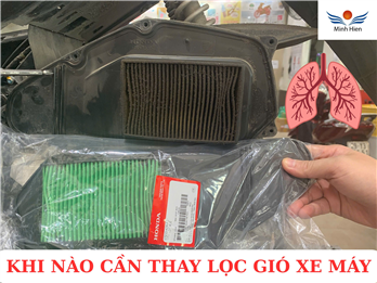 Lọc gió – “Lá phổi” quan trọng của động cơ xe máy