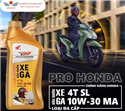 Dầu nhờn Pro Honda 10W-30 MB chính hãng – Lựa chọn tối ưu cho xe tay ga