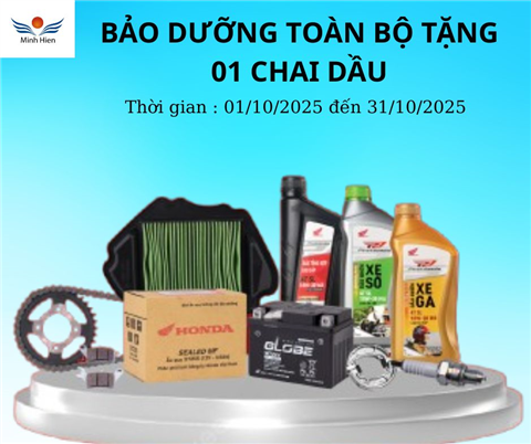 🎉 CHƯƠNG TRÌNH BẢO DƯỠNG ĐẶC BIỆT – DUY NHẤT TRONG THÁNG 10 🎉