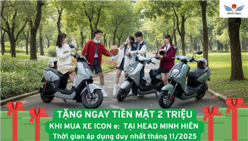 ICON E – Xe điện thời trang, tiết kiệm và hiện đại dành cho giới trẻ