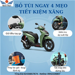 Giá Xăng "Nhảy Múa": 4 Mẹo Tiết Kiệm Nhiên Liệu Hiệu Quả Cho Xe Máy Của Bạn Tại HEAD Minh Hiên