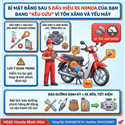 5 DẤU HIỆU XE HONDA CỦA BẠN ĐANG "KÊU CỨU" VÌ TỐN XĂNG VÀ YẾU MÁY HƠN BÌNH THƯỜNG