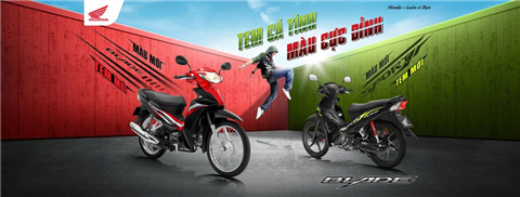Honda Việt Nam giới thiệu phiên bản mới mẫu xe Blade - Thiết kế thể thao góc cạnh với tem màu cá tính