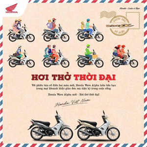 Honda Việt Nam giới thiệu Wave Alpha và Vision phiên bản cổ điển với sắc màu Retro mang đậm hơi thở thời đại
