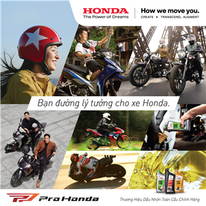 Honda Việt Nam ra mắt thương hiệu dầu nhờn toàn cầu ProHonda