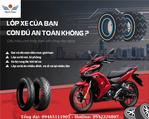LỐP XE CỦA BẠN CÒN ĐỦ AN TOÀN KHÔNG?
