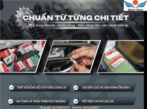 🧐 ĐỊA CHỈ BẢO DƯỠNG XE HONDA UY TÍN – PHỤ TÙNG CHÍNH HÃNG TẠI MINH HIÊN