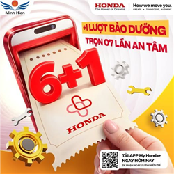 🔥 +1 LƯỢT BẢO DƯỠNG – TRỌN 07 LẦN AN TÂM 🔥