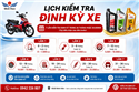 🔧 LỊCH KIỂM TRA ĐỊNH KỲ XE MÁY HONDA – ĐỪNG BỎ LỠ! 🛵