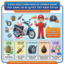 5 SAI LẦM PHỔ BIẾN KHIẾN XE HONDA CỦA BẠN DÙ MỚI CŨ CŨNG NHANH CHÓNG "NGHIỆN XĂNG" VÀ YẾU ĐI THẤY RÕ