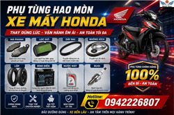 Phụ Tùng Honda Chính Hãng – Giải Pháp Giúp Xe Bền Bỉ, Vận Hành Êm Ái